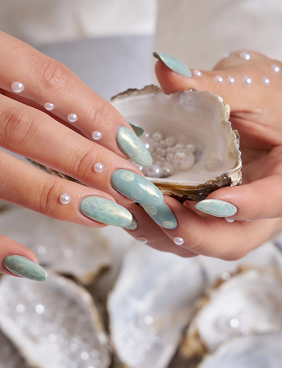 Depend Cosmetic - O2 Lost in Pearls 5196 - makeup - shimmer algae - 0