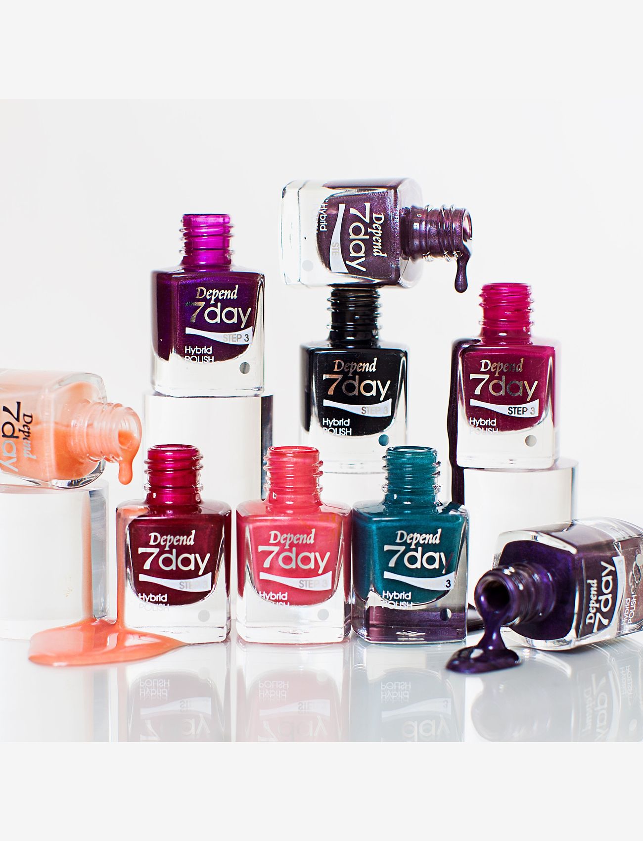 Depend Cosmetic - 7day Hybrid Polish 7005 - smink - pure white - 2