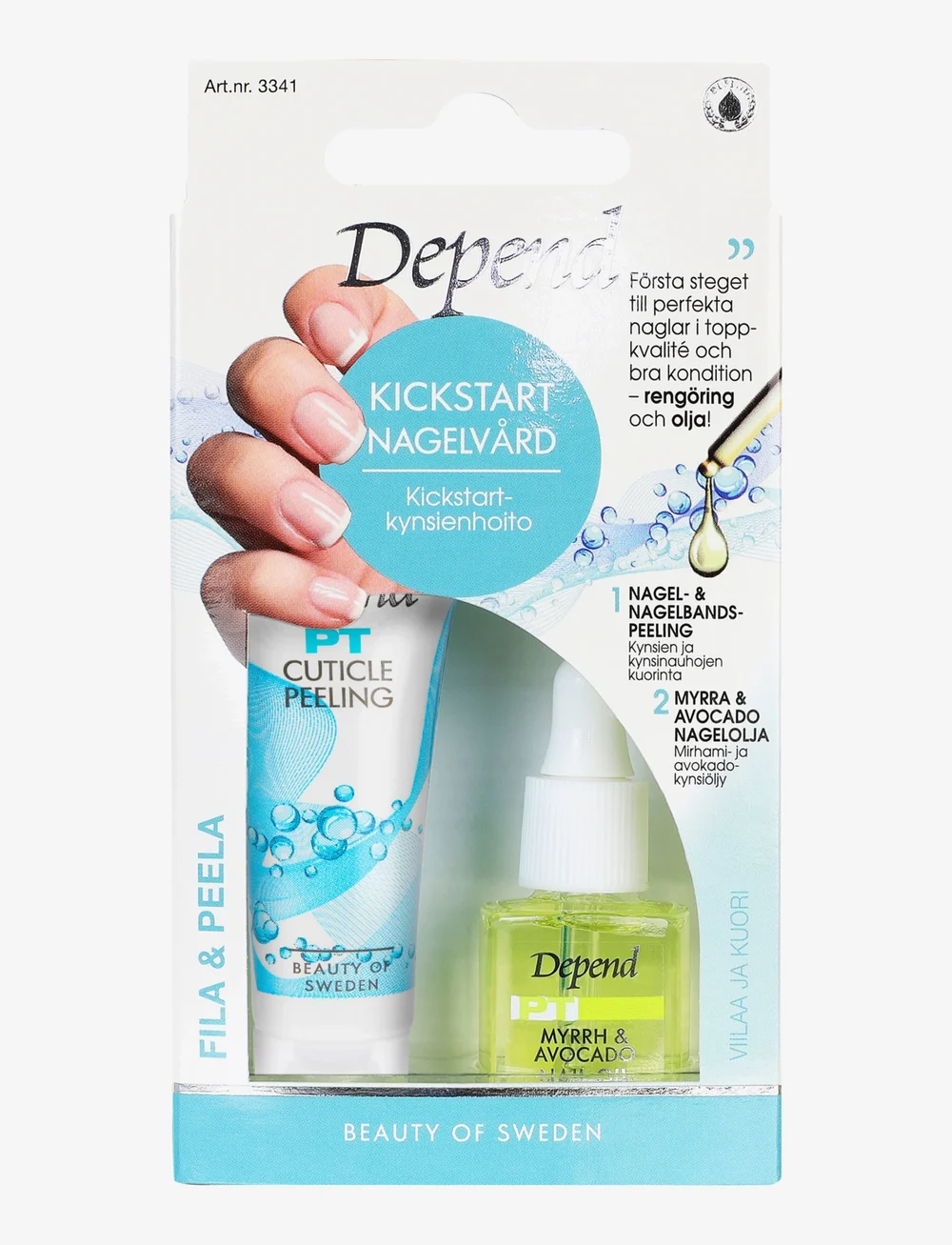 Depend Cosmetic - Kickstart Nagelvård - küüntehooldus - clear - 0