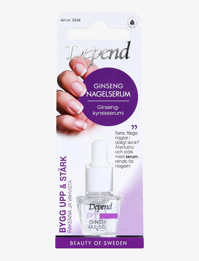 Depend Cosmetic - Ginseng Nagelserum - makeup - clear - 0