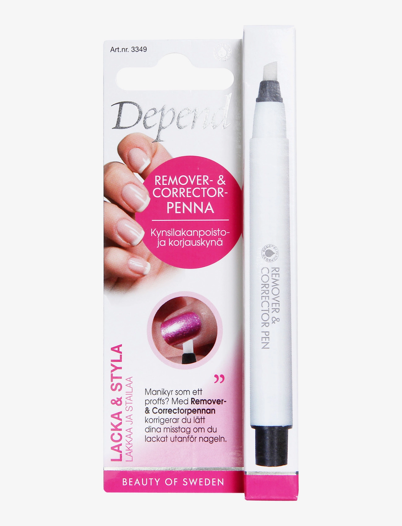 Depend Cosmetic Remover & Corrector penna - Įrankiai - CLEAR / undefined