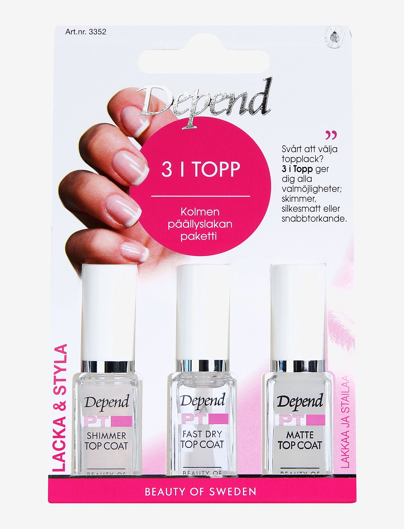 Depend Cosmetic - 3 i Topp - clear - 0