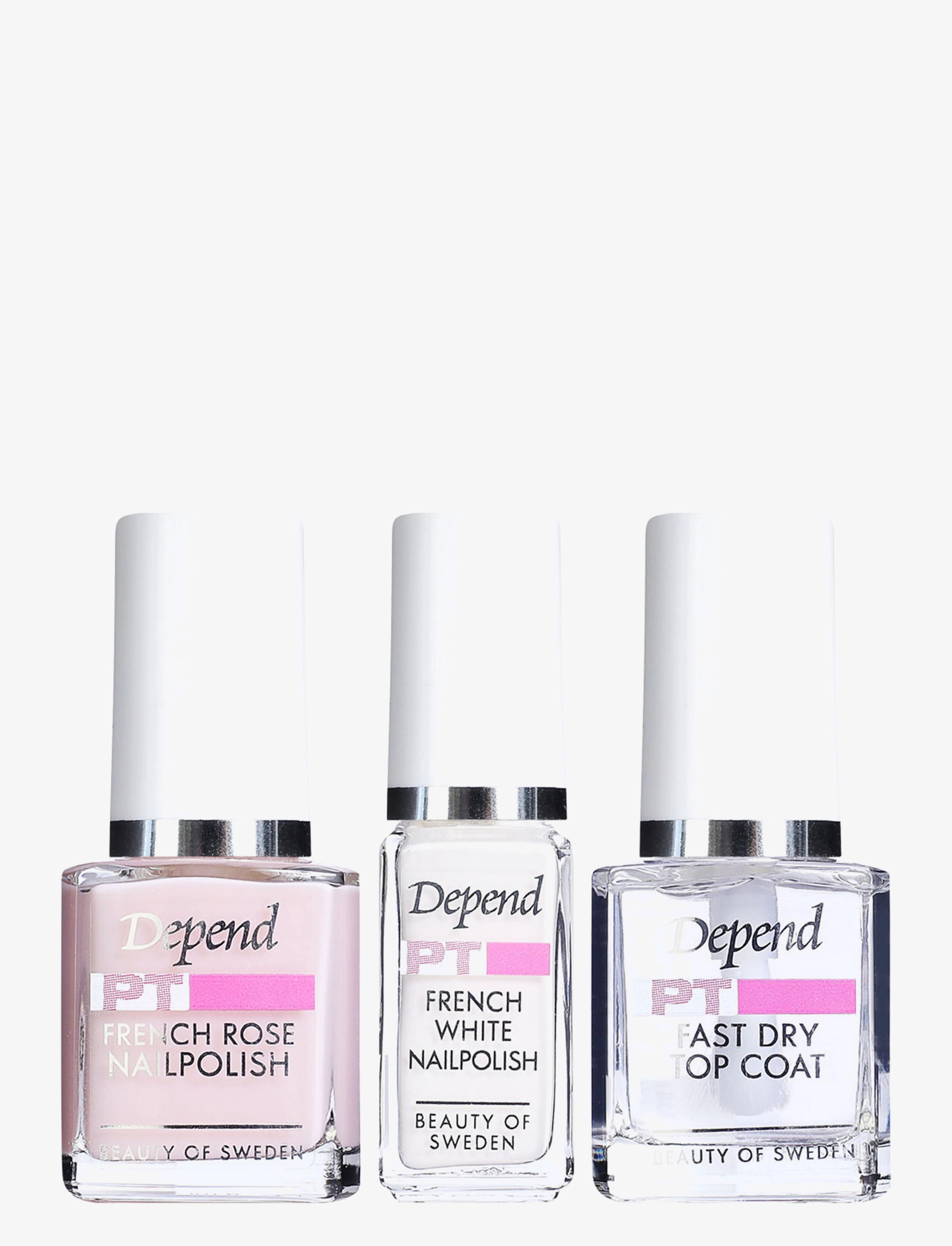 Depend Cosmetic - Fransk Manikyr Kit - makeup - clear - 1