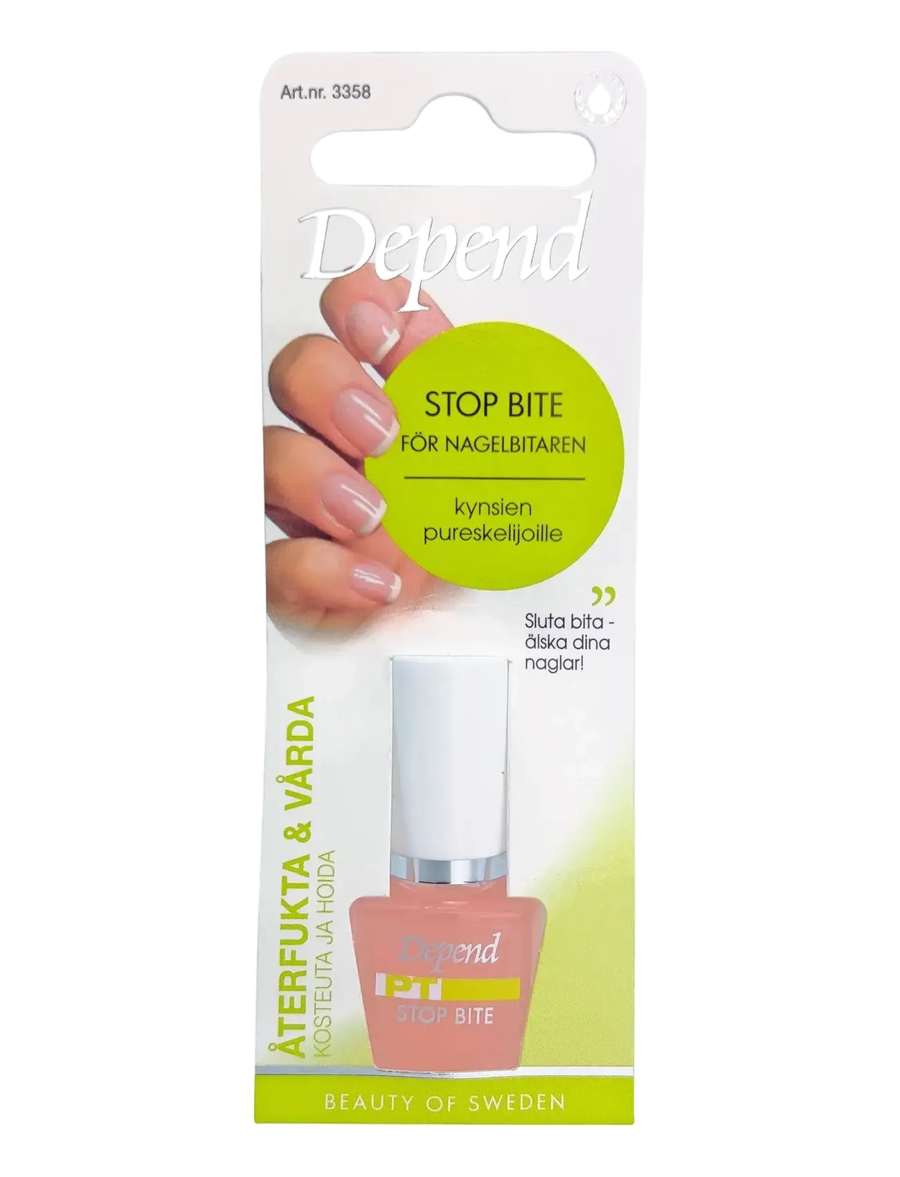 Depend Cosmetic Stop Bite se/fi - Negleprodukter - STOP BITE SE/FI / pink/rose