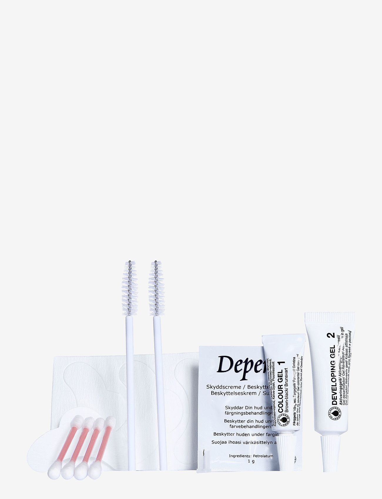 Depend Cosmetic - Lash/eyebrow col. Brown black - silmät ja kulmakarvat - brown black - 1