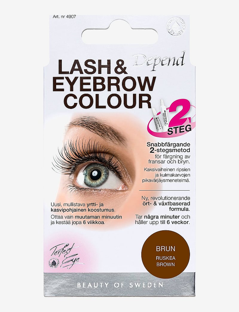 Depend Cosmetic - Lash/eyebrow col. Brown - silmad ja kulmud - brown - 0