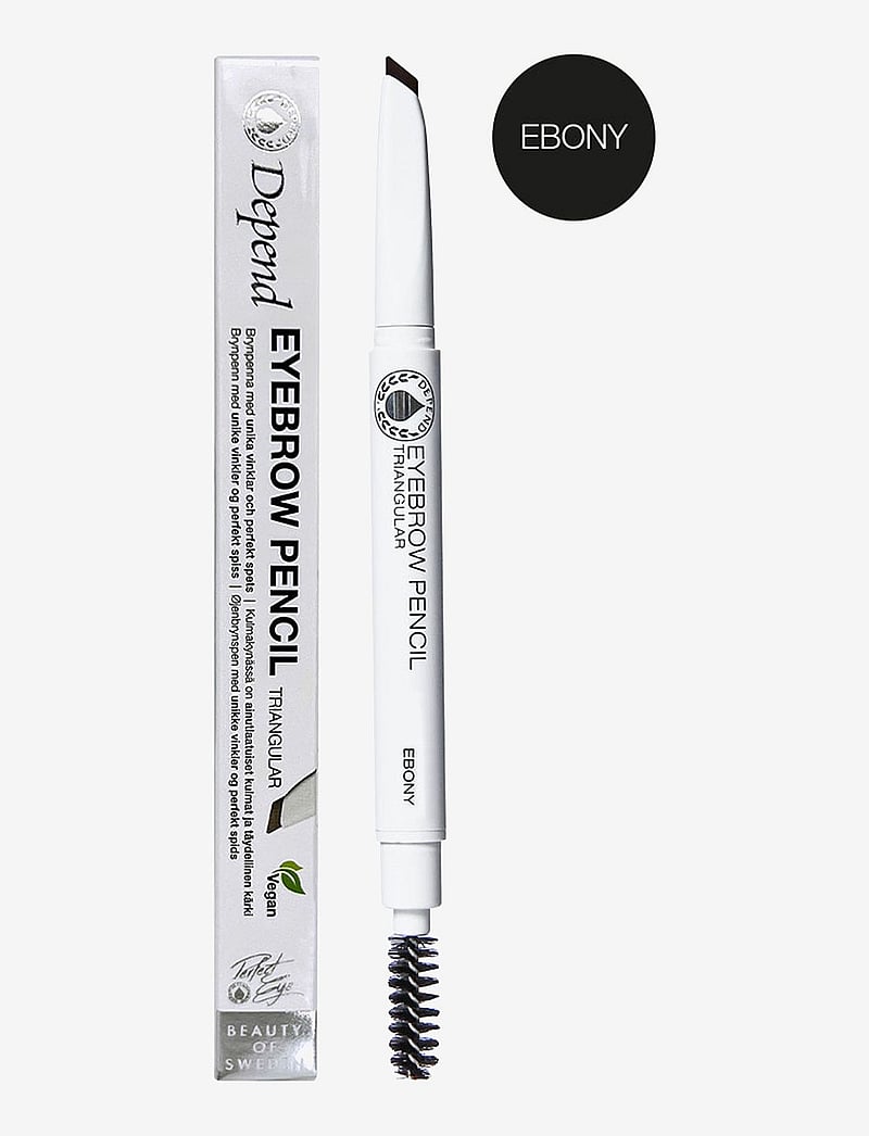 Depend Cosmetic - Eyebrowpen. triangular Ebony - silmad ja kulmud - ebony nord - 0