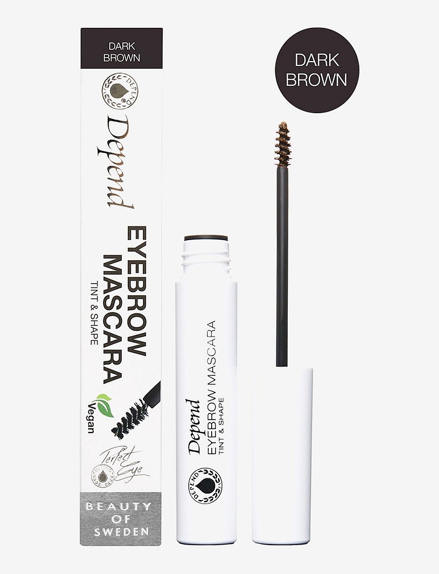 Depend Cosmetic - Eyebrow Mascara Tint & Shape Dark Brown - silmad ja kulmud - dark brown - 0