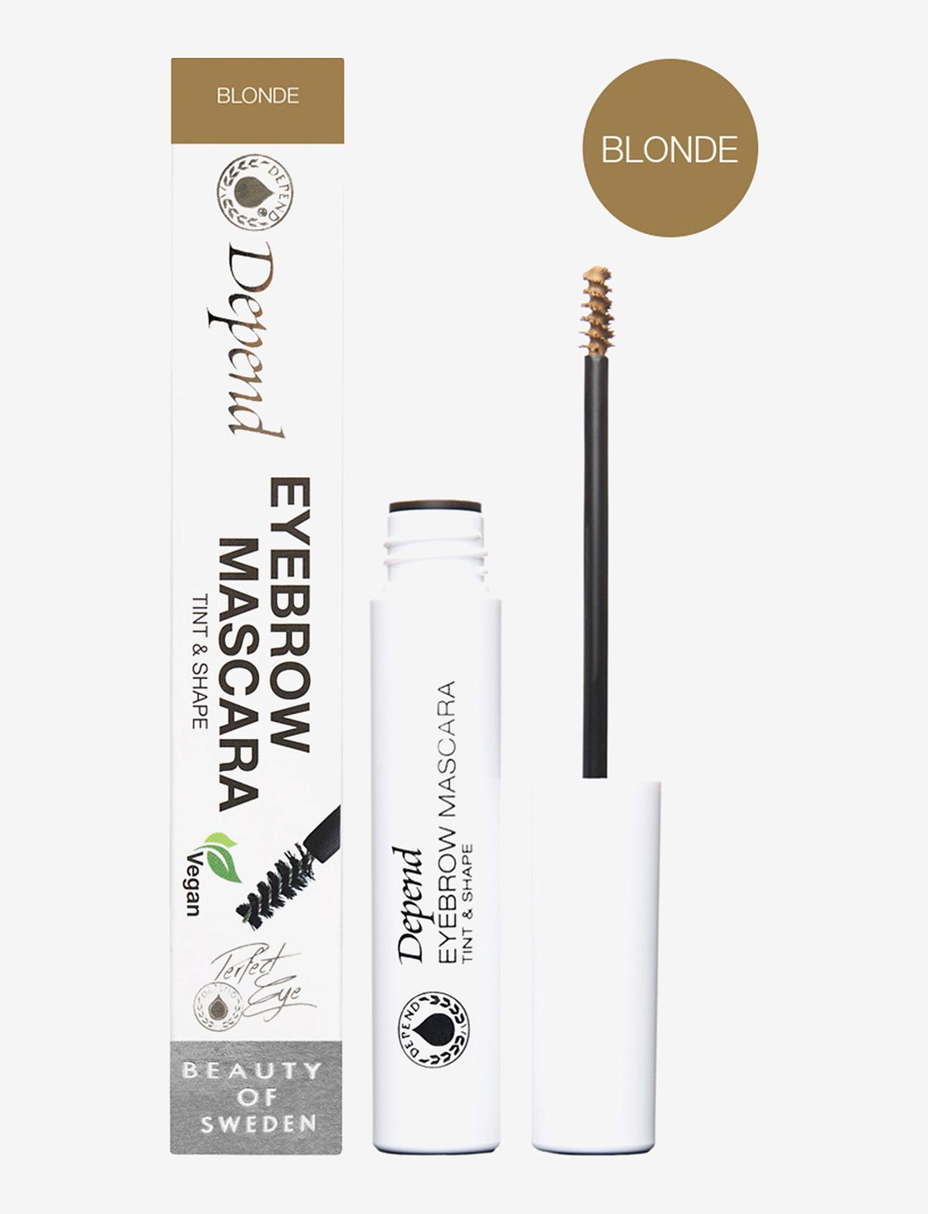 Depend Cosmetic - Eyebrow Mascara Tint & Shape Blonde - smink - blonde - 0