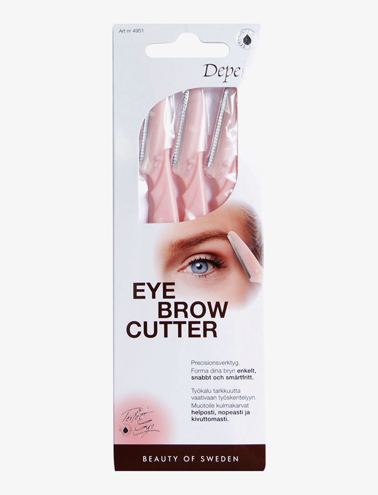 Depend Cosmetic Eyebrow cutter - Sminkverktyg & Tillbehör - CLEAR / undefined