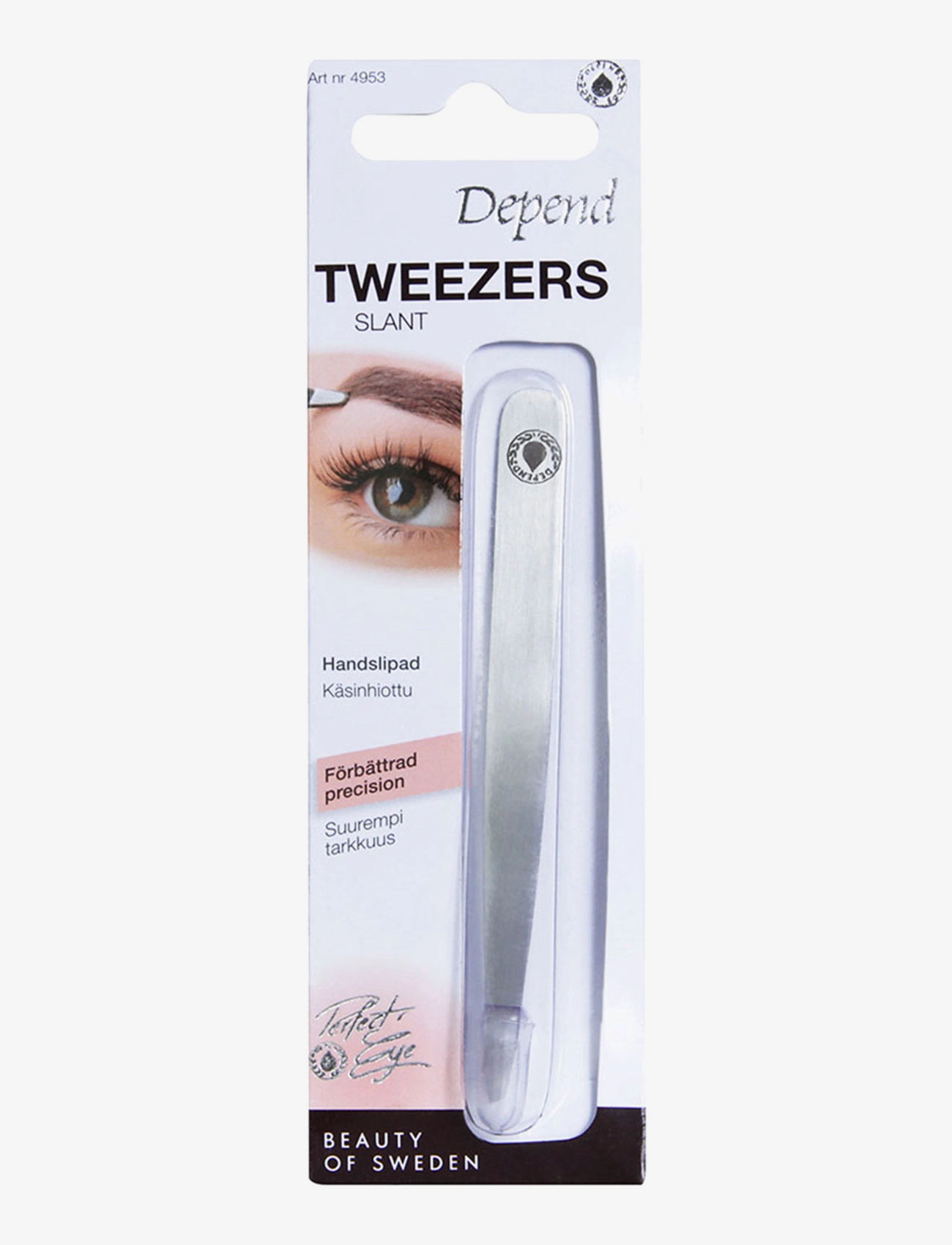 Depend Cosmetic Tweezers - slant - Depend Cosmetic - CLEAR / undefined