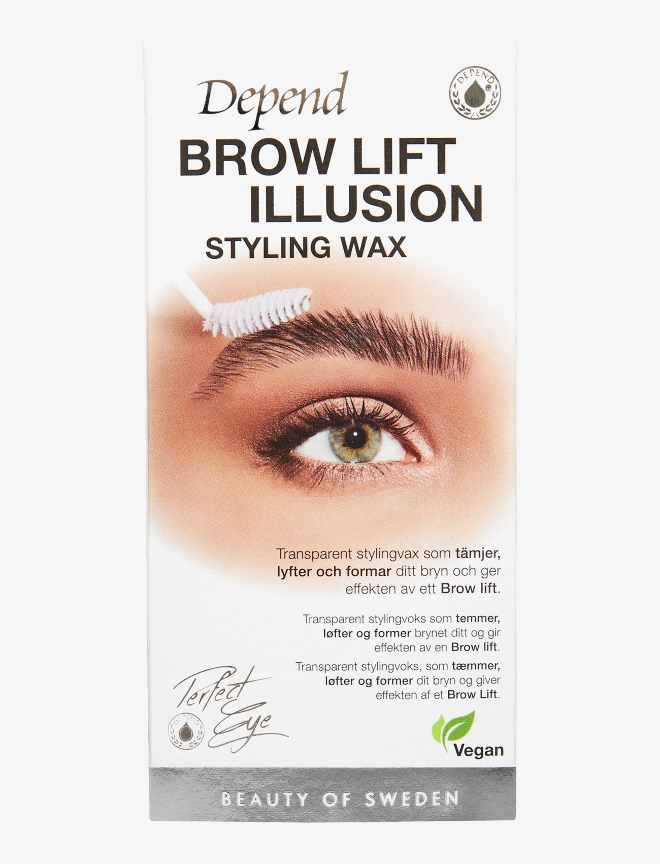 Depend Cosmetic Brow Lift Illusion Styling Wax SE/NO/DK - Kulmud - CLEAR / undefined