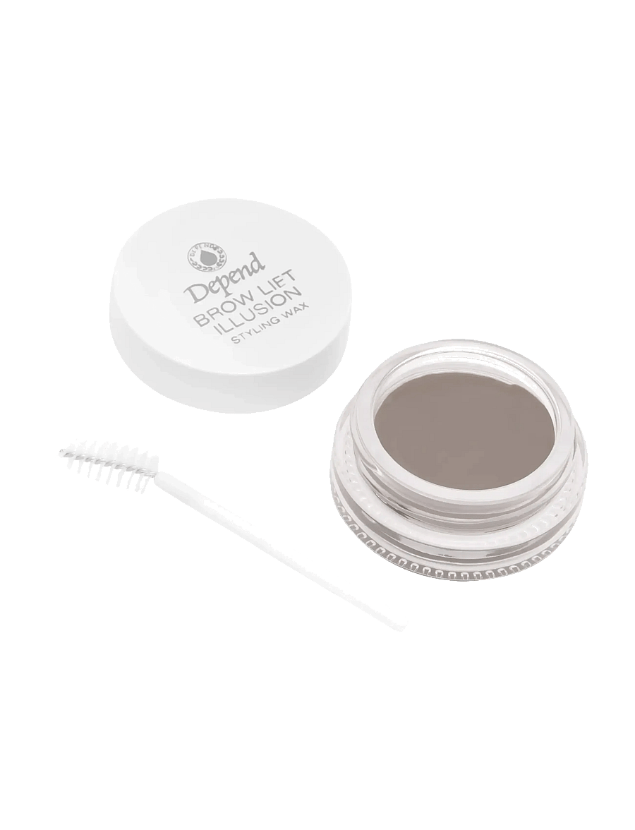 Depend Cosmetic - PE Brow Illusion Wax Taupe SE/NO/DK - silmad ja kulmud - taupe - 1