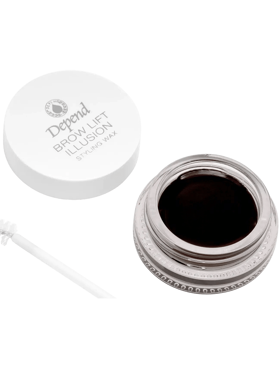 Depend Cosmetic - PE Brow Illusion Wax M.Brown SE/NO/DK - silmad ja kulmud - m.brown - 1