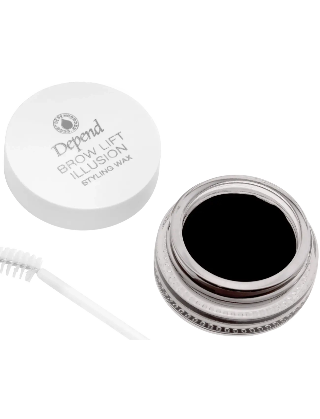 Depend Cosmetic - PE Brow Illusion Wax D.Brown SE/NO/DK - silmad ja kulmud - d.brown - 1