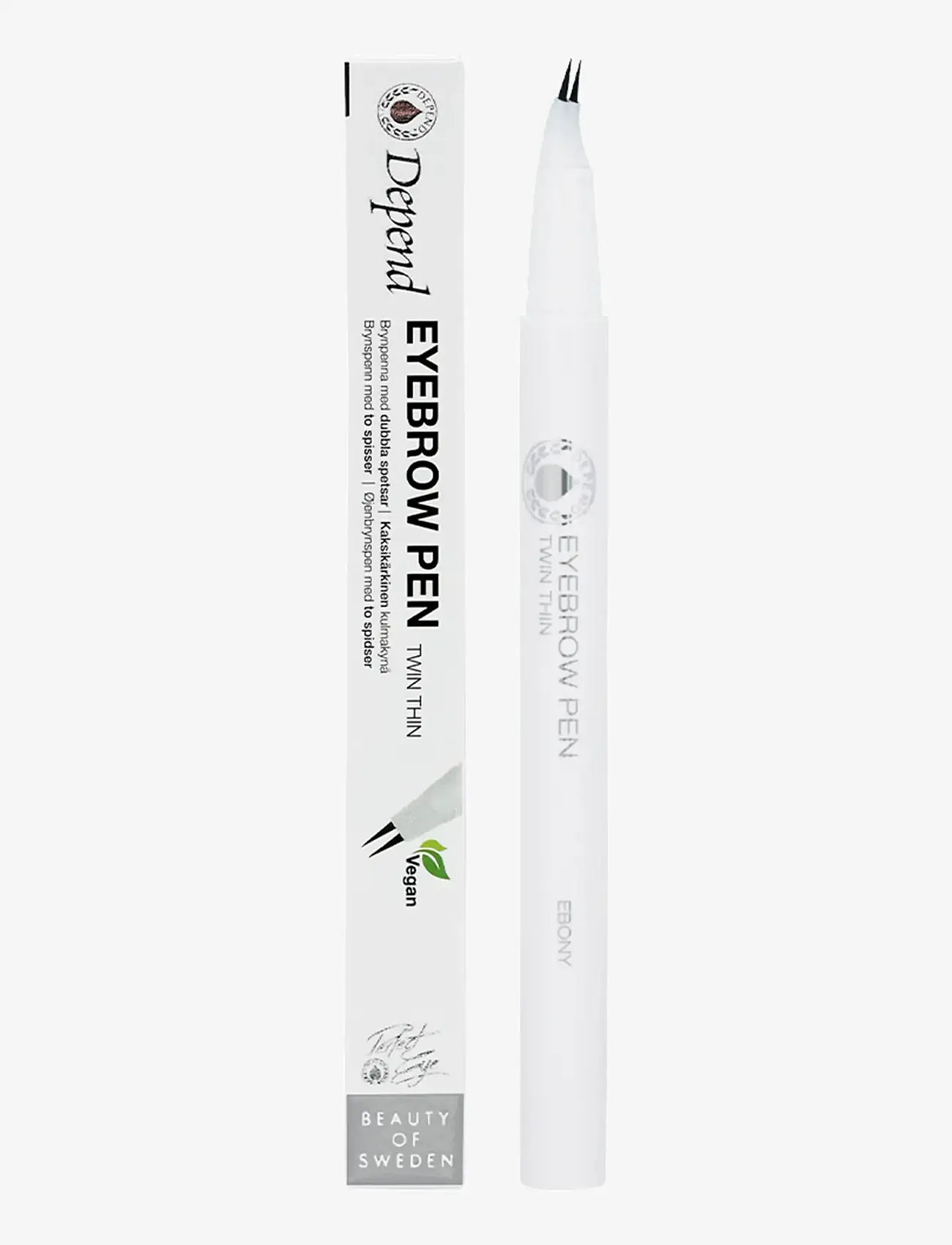 Depend Cosmetic - Perfect Eye Eyebrowpen - Øjne & bryn - ebony - 1