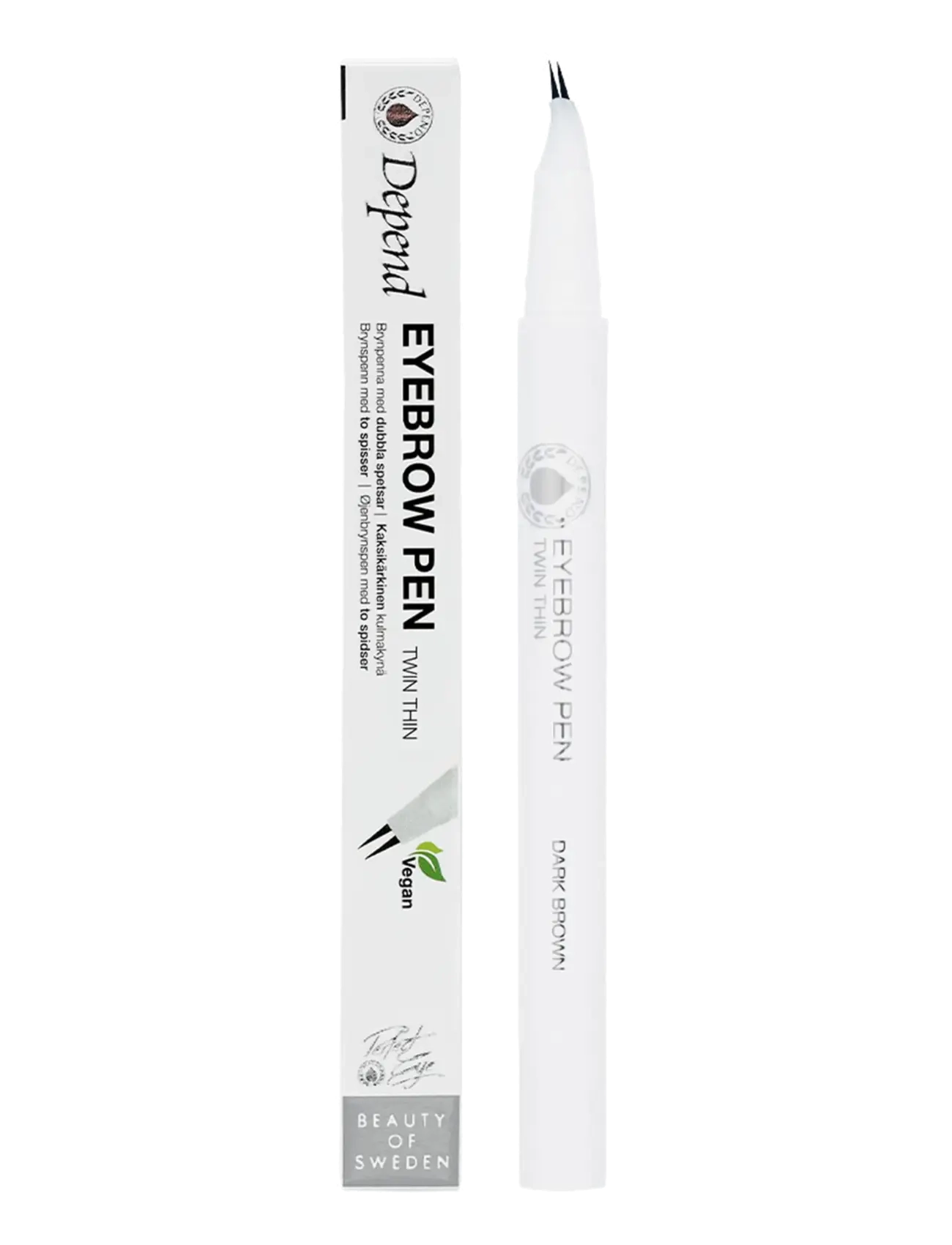 Depend Cosmetic Perfect Eye Eyebrowpen - Smink - DARKBROWN / brown
