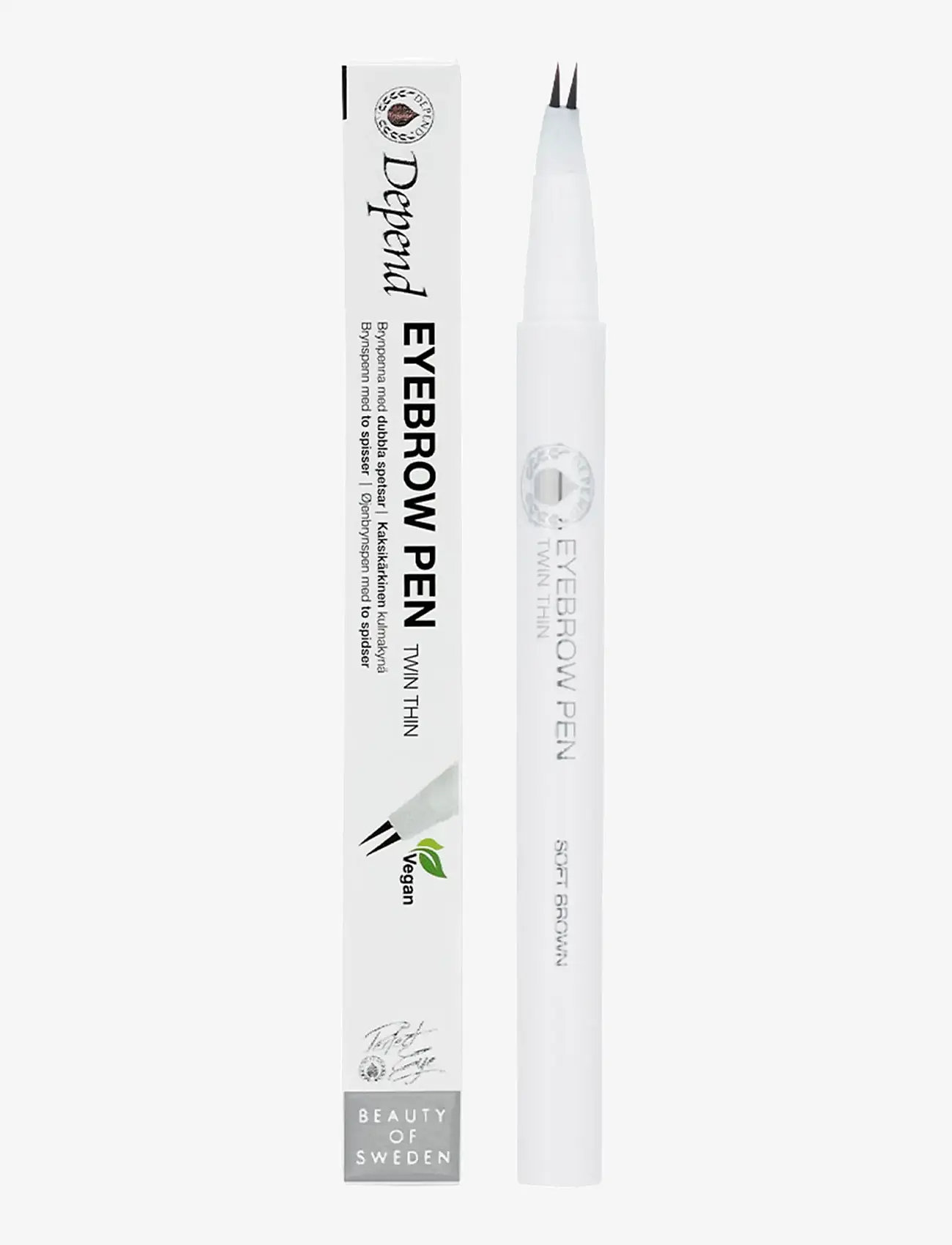 Depend Cosmetic - Perfect Eye Eyebrowpen - Øjne & bryn - softbrown - 0