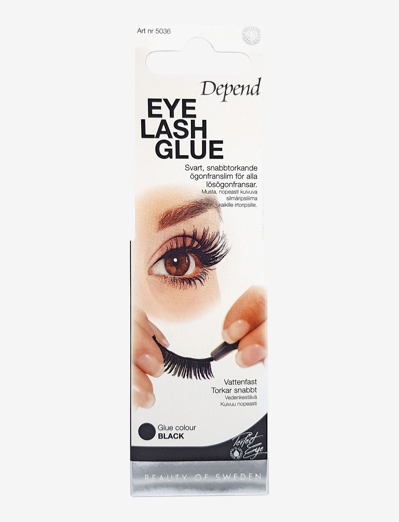 Depend Cosmetic - Eyelash glue black - makeup - black - 0