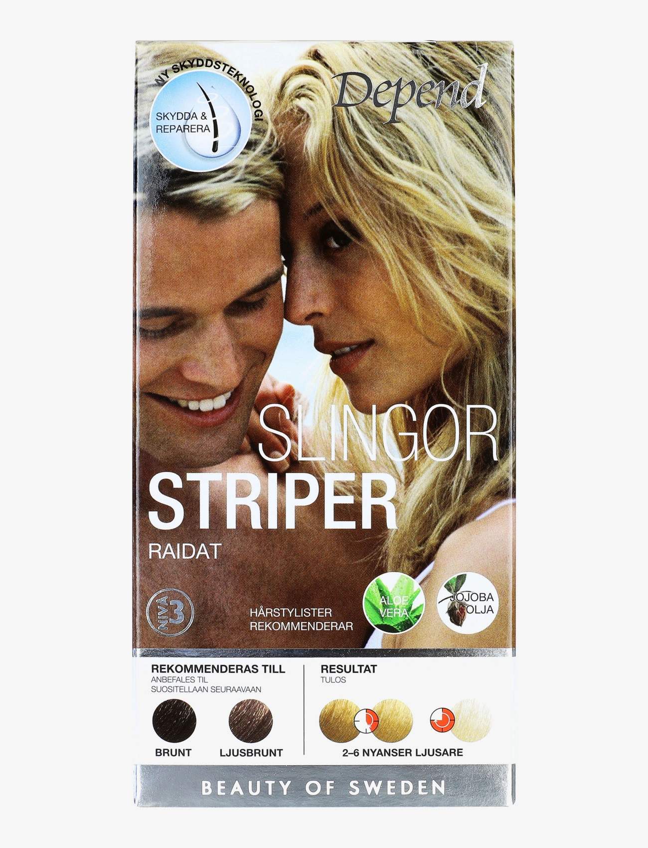 Depend Cosmetic Slingor Brun-Ljusbrun, One Size, Nude, Pleje > Farvebehandlinger, Dame