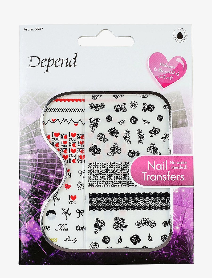 Depend Cosmetic - Nail Transfers - makeup - clear - 0