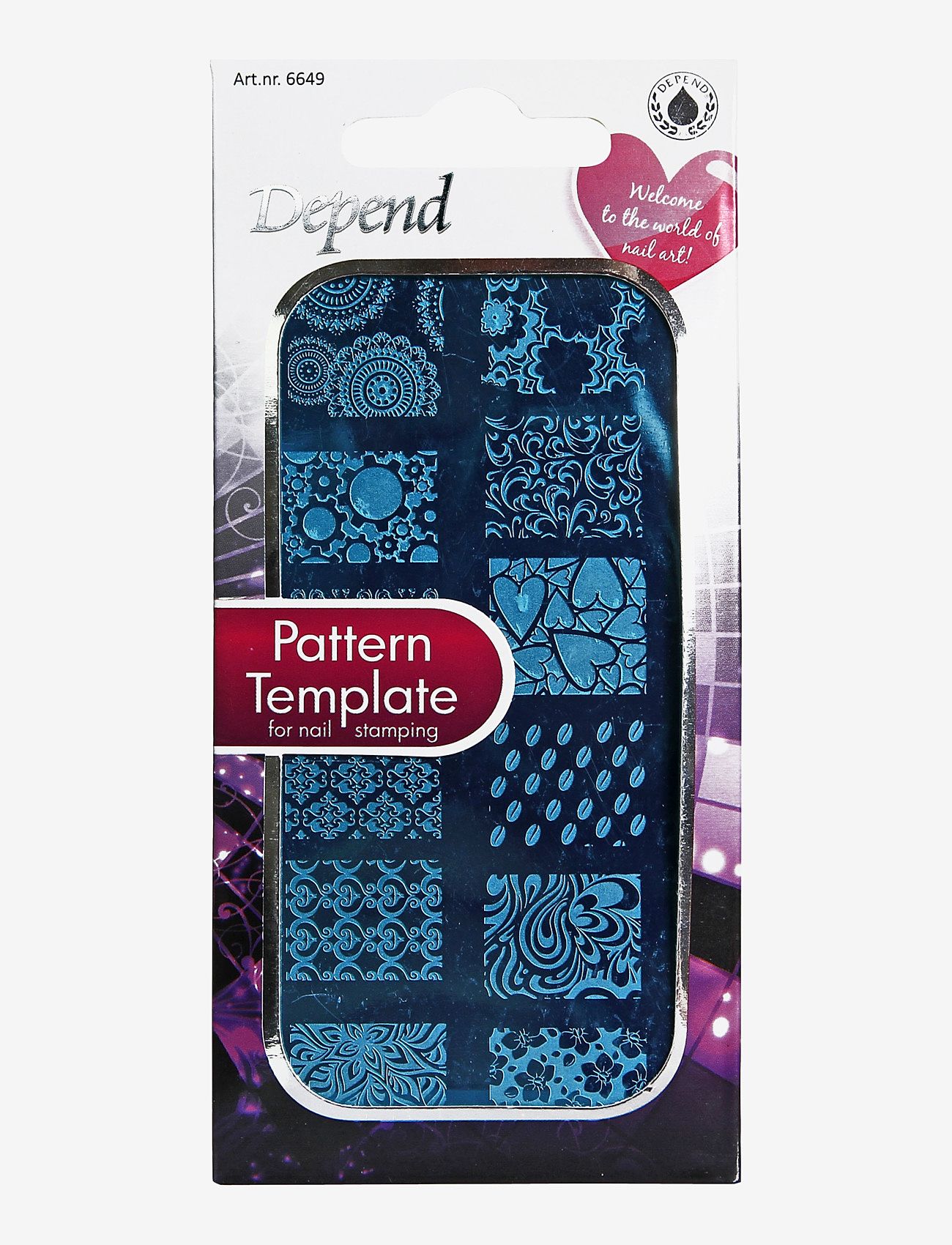 Depend Cosmetic - Pattern Template - clear - 0