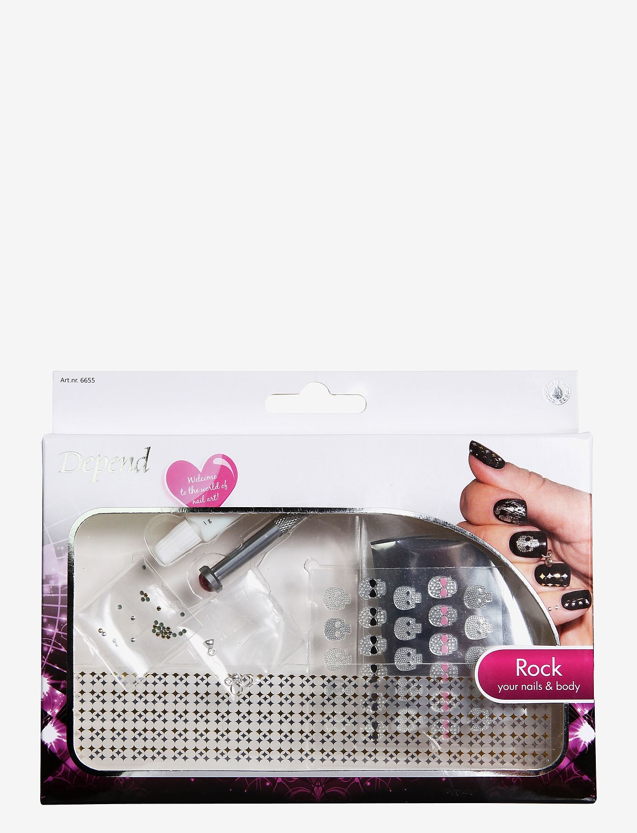 Depend Cosmetic - Rock your nails & body - clear - 0