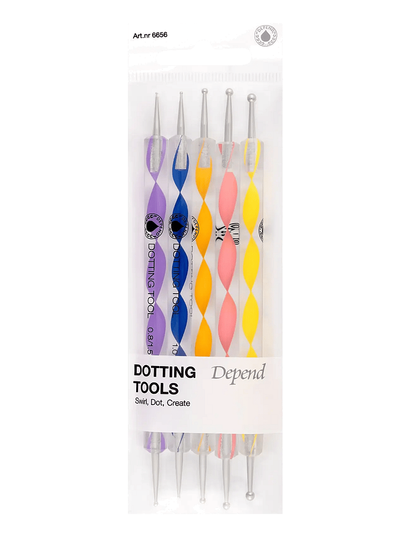 Depend Cosmetic - Dotting Tools 5-pack - makeup - dotting tools 5-pack - 0