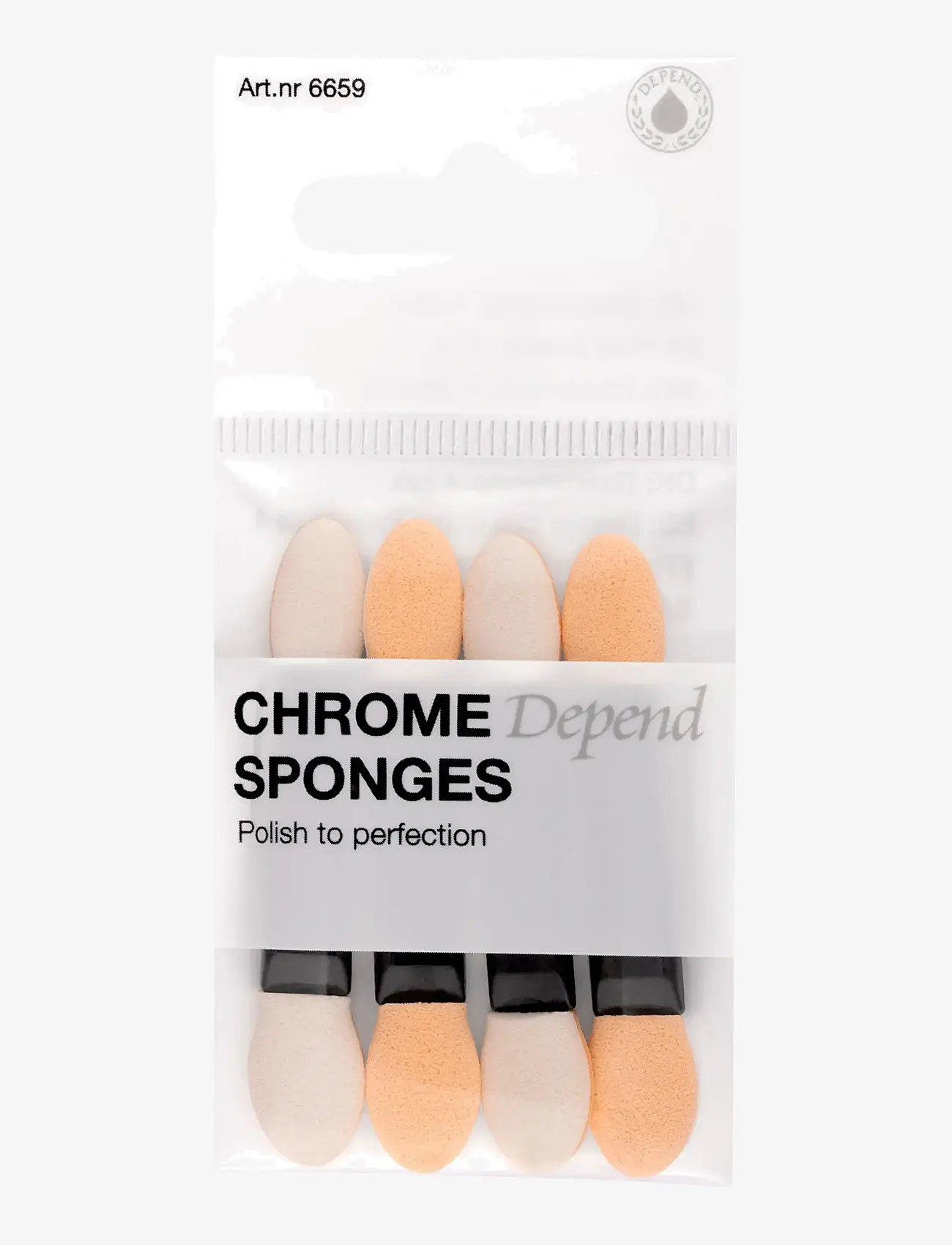 Depend Cosmetic - Chrome Sponges 4-pack - makeup - chrome sponges 4-pack - 1