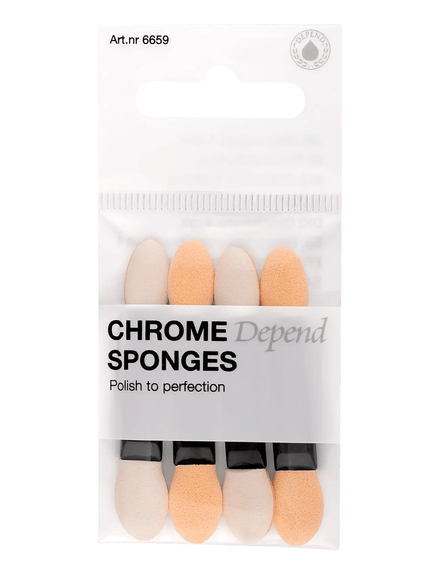 Depend Cosmetic - Chrome Sponges 4-pack - makeup - chrome sponges 4-pack - 1