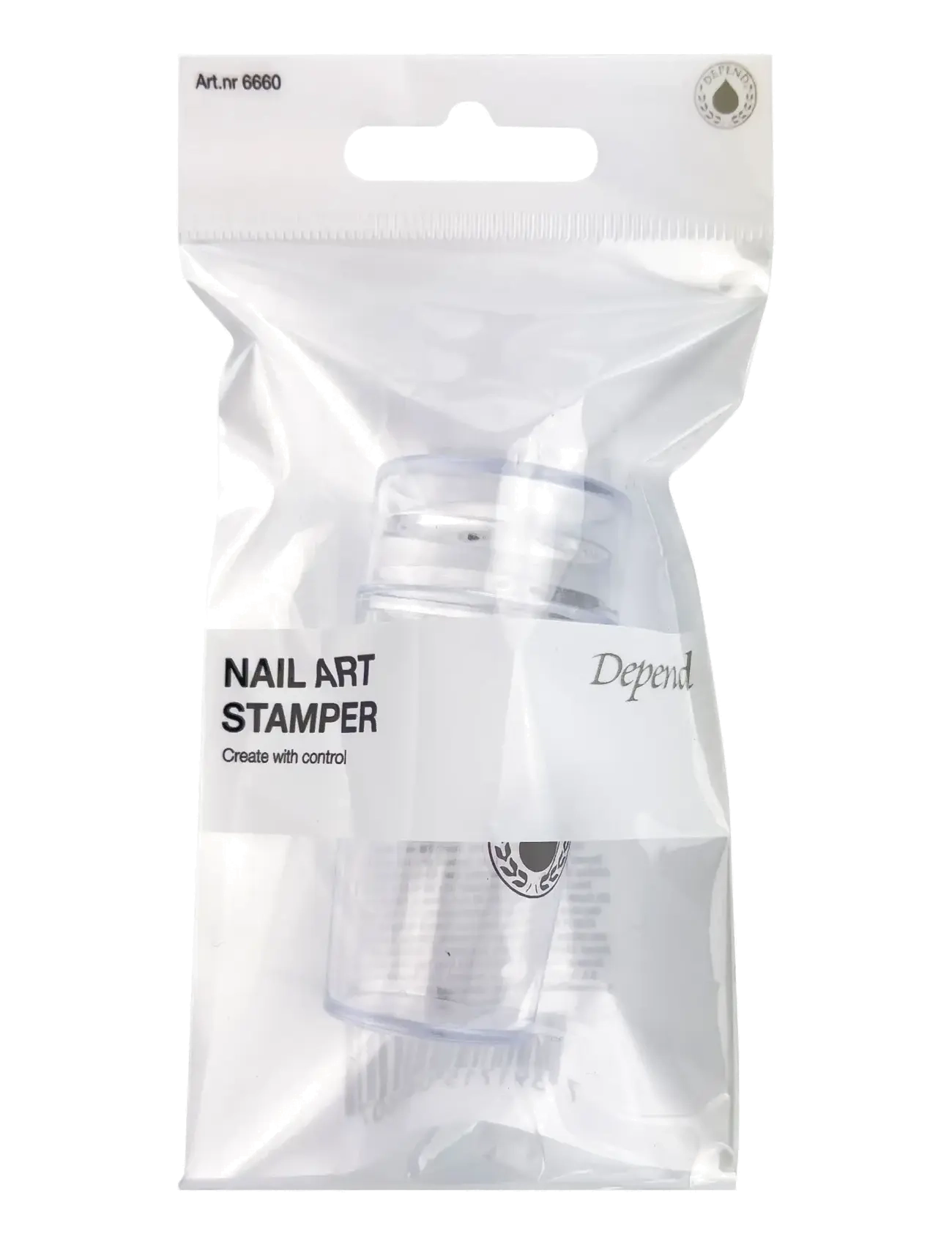Depend Cosmetic Nail Art Stamper - Negleprodukter - NAIL ART STAMPER / clear