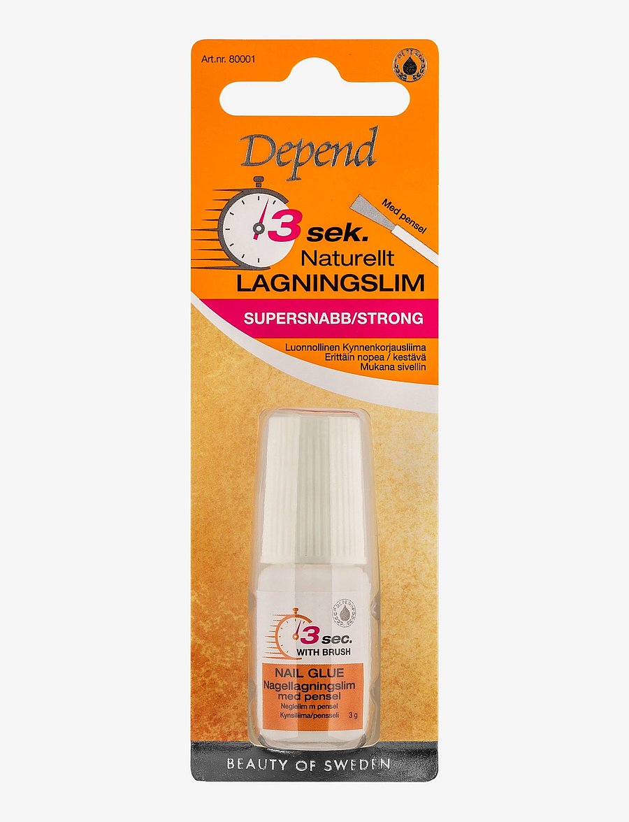 Depend Cosmetic - 3 Sek. Naturellt Lagningslim - makeup - clear - 0