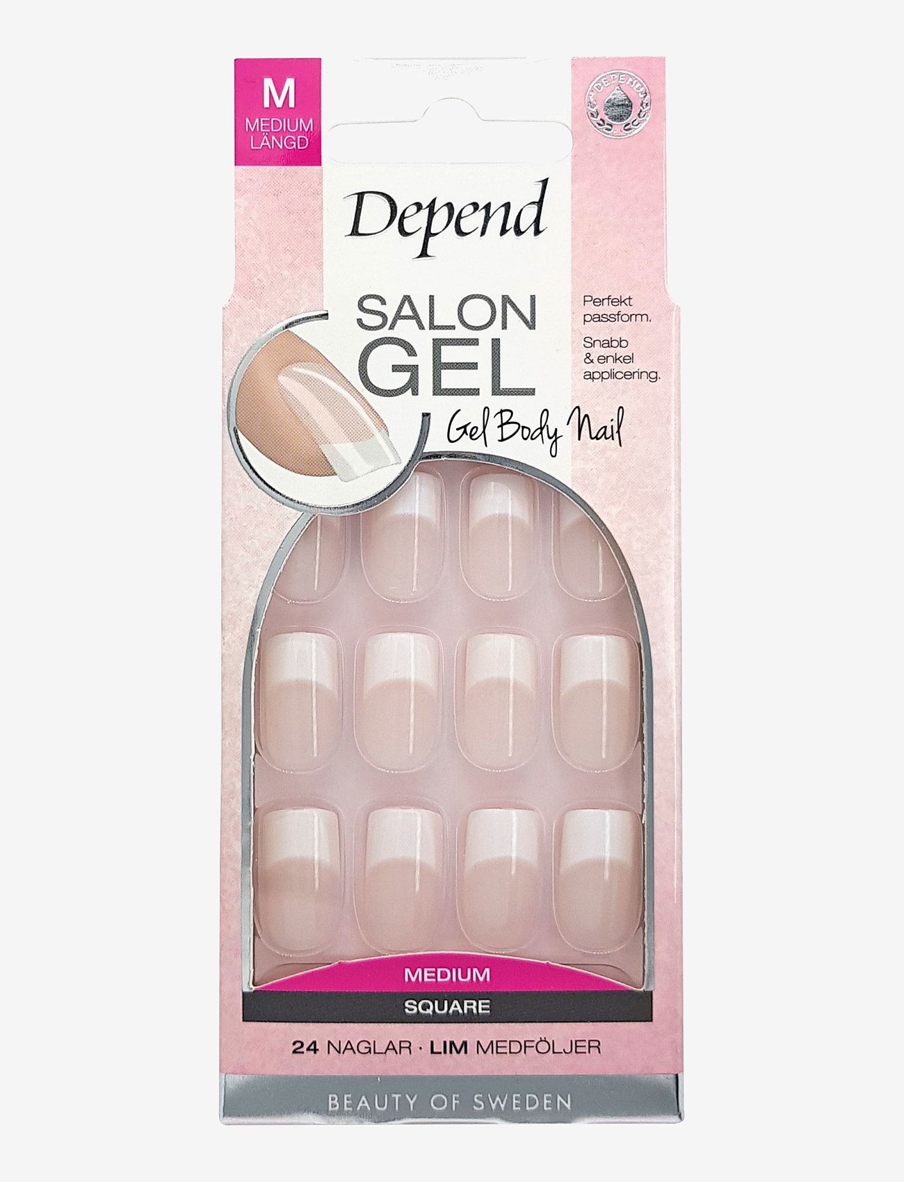 Depend Cosmetic - Salon Gel Nude Medium SQ - makeup - clear - 0