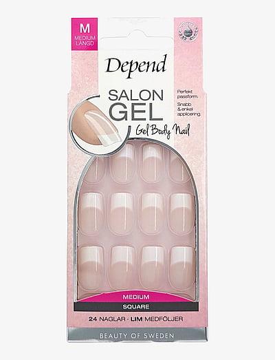 Salon Gel Nude Medium Sq - Press-On-Negle