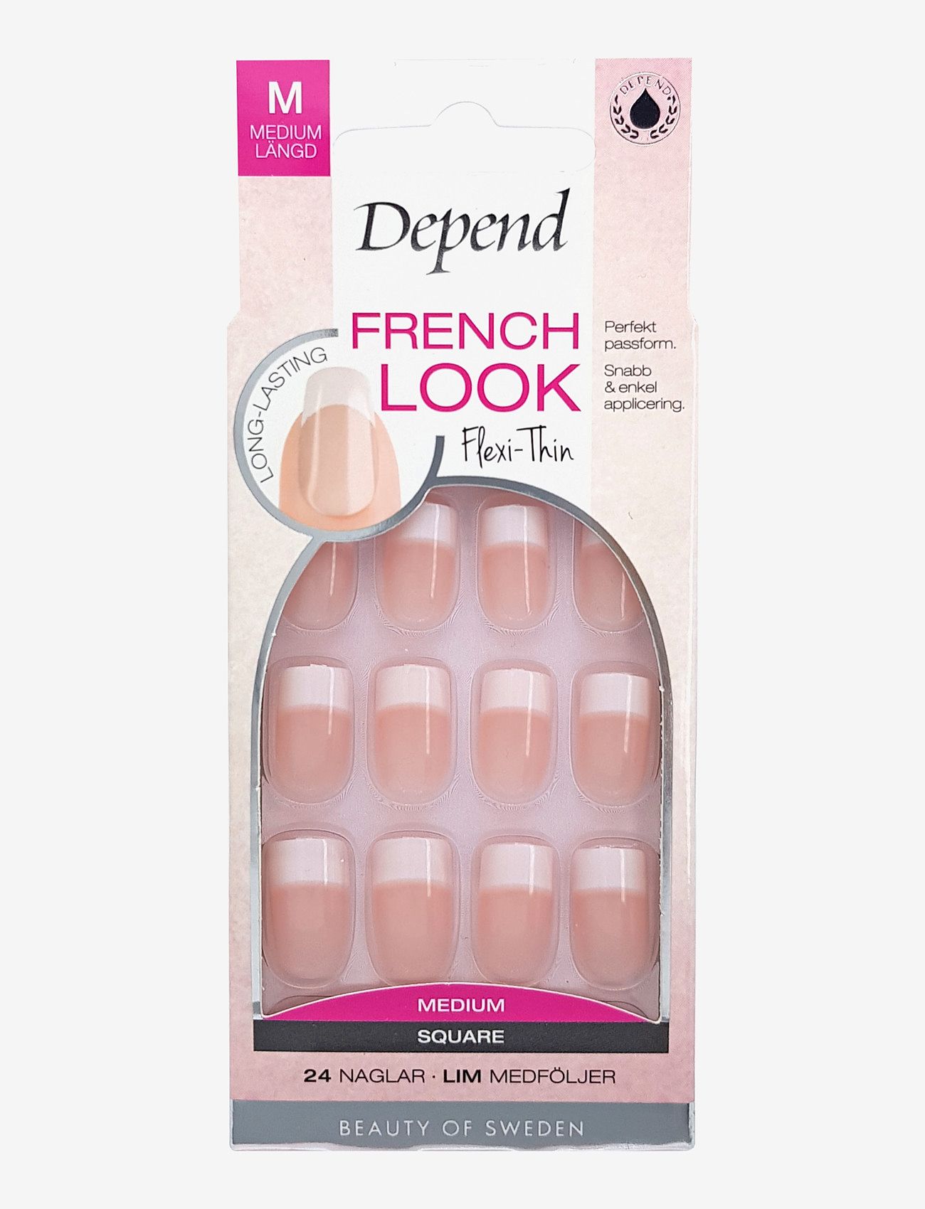 Depend Cosmetic - French Look Rosa Medium SQ - makeup - clear - 0