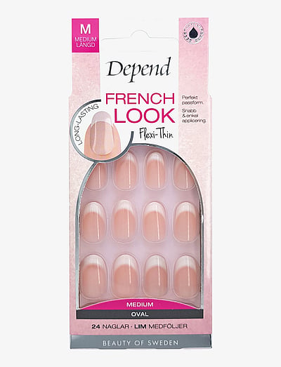 French Look Rosa Oval - Press-On-Negle