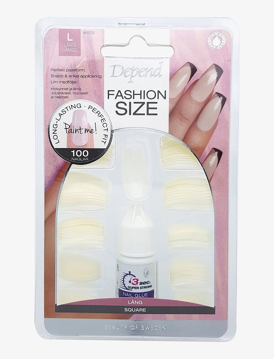 Depend Cosmetic - Fashion Size 100-pack Large SQ - meikit - clear - 0