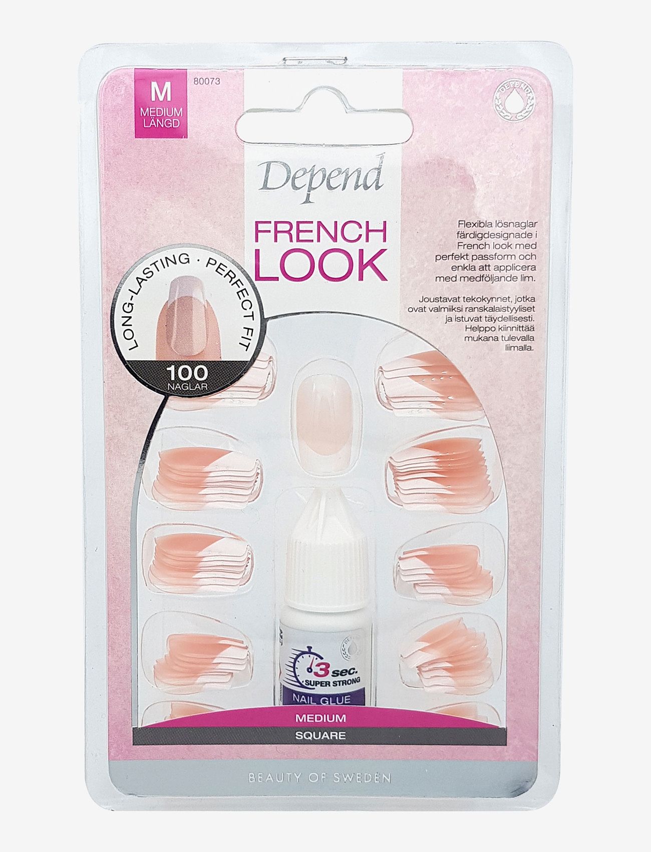 Depend Cosmetic - French Fashion 100-pack SQ - makeup - clear - 0