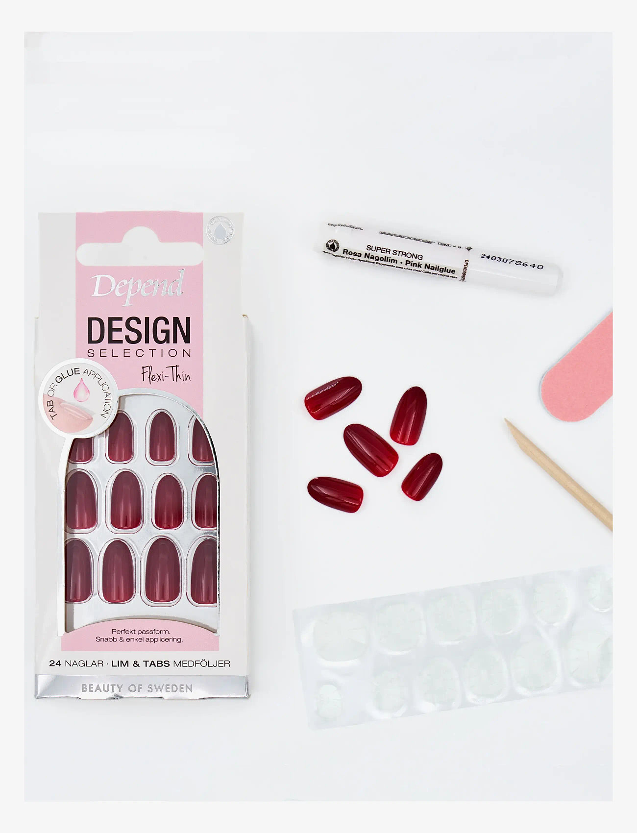 Depend Cosmetic - Design Selection Bordeaux Red Medium Oval nord - makeup - design selection bordeaux red medium oval nord - 1