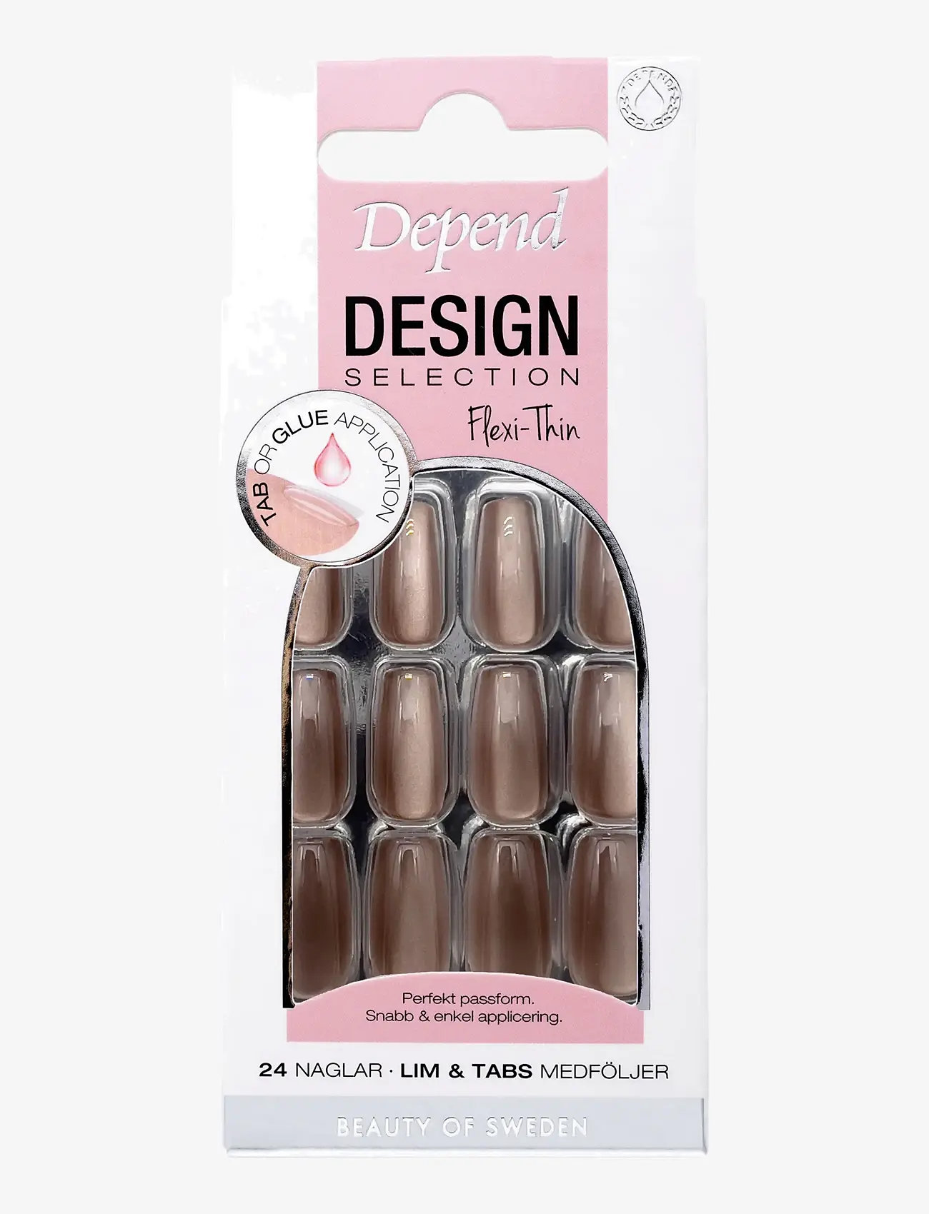 Depend Cosmetic - Design Selection Royal Greige Short Coffin - makeup - design selection royal greige short coffin - 0