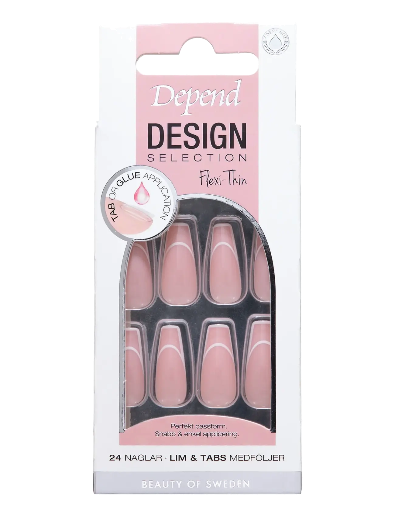 Depend Cosmetic Design Selection Artsy Smiles Coffin nord - Negleprodukter - ARTSY SMILES COFFIN NORD / natural