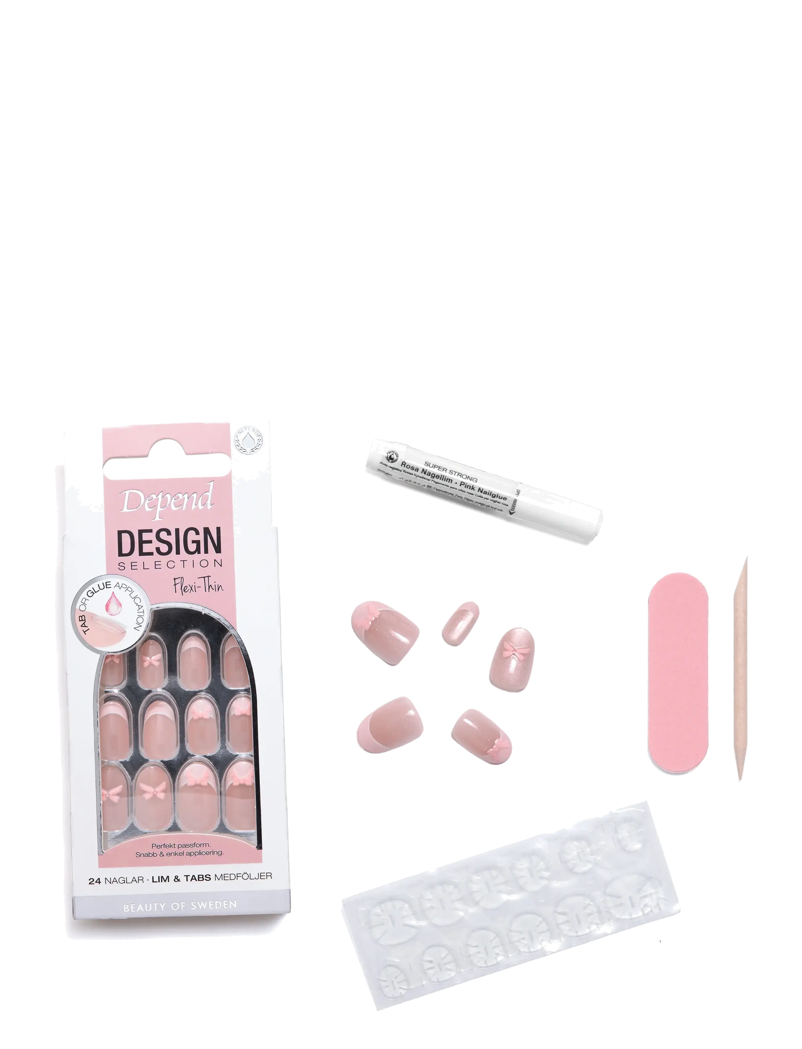Depend Cosmetic - Design Selection Pink Bow Oval nord - makeup - pink bow oval nord - 1