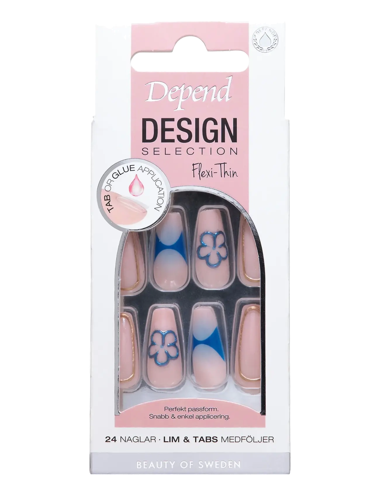 Depend Cosmetic Design Selection Couture Fashionista Coffin nord - Negleprodukter - COUTURE FASHIONISTA COFFIN NORD / natural