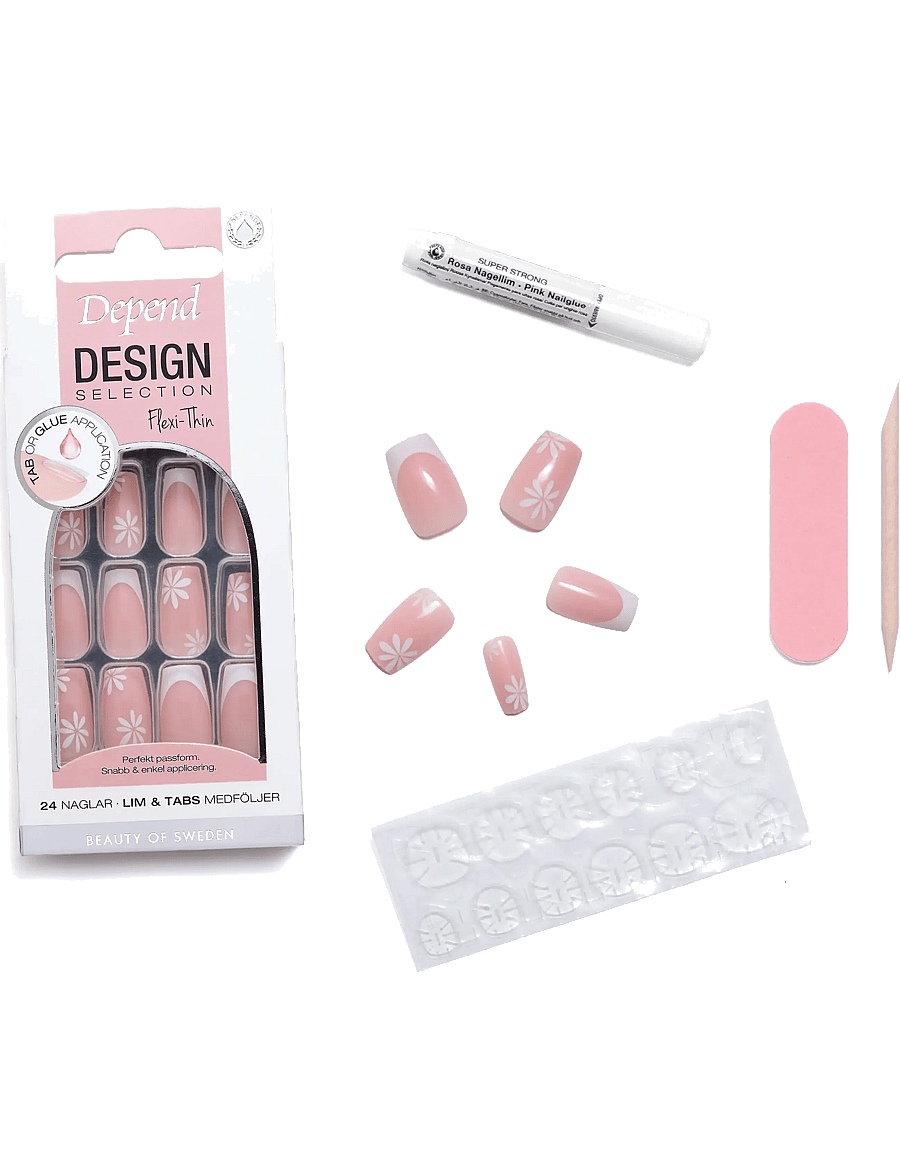 Depend Cosmetic - Design Selection French Flower Blossom Short Coffin nord - makeup - french flower blossom short coffin nord - 1