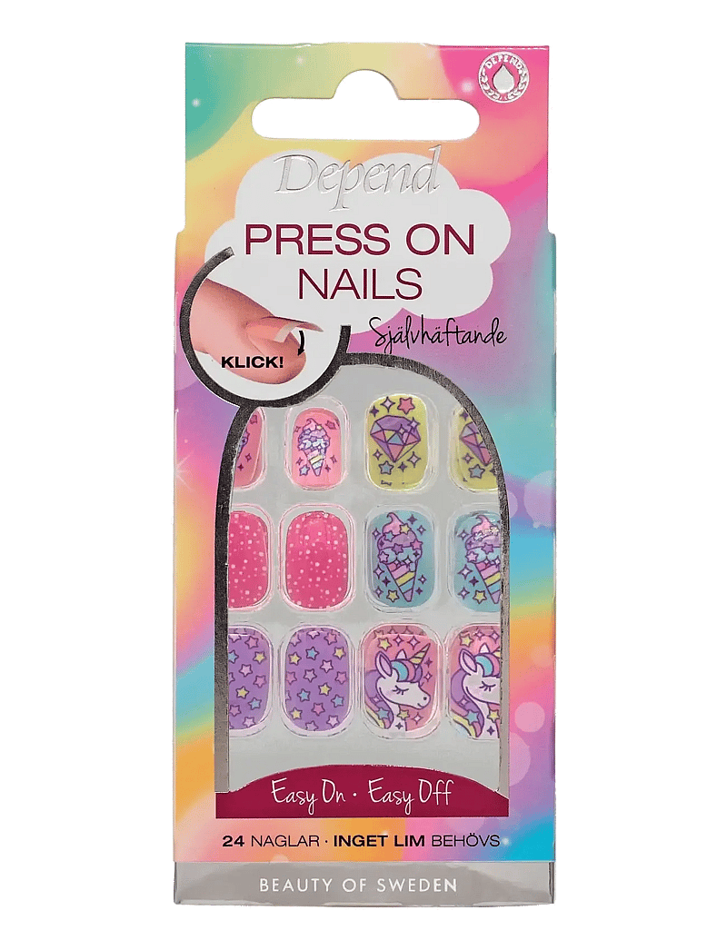 Depend Cosmetic - Press On Nails Unicorn - makeup - no color - 0