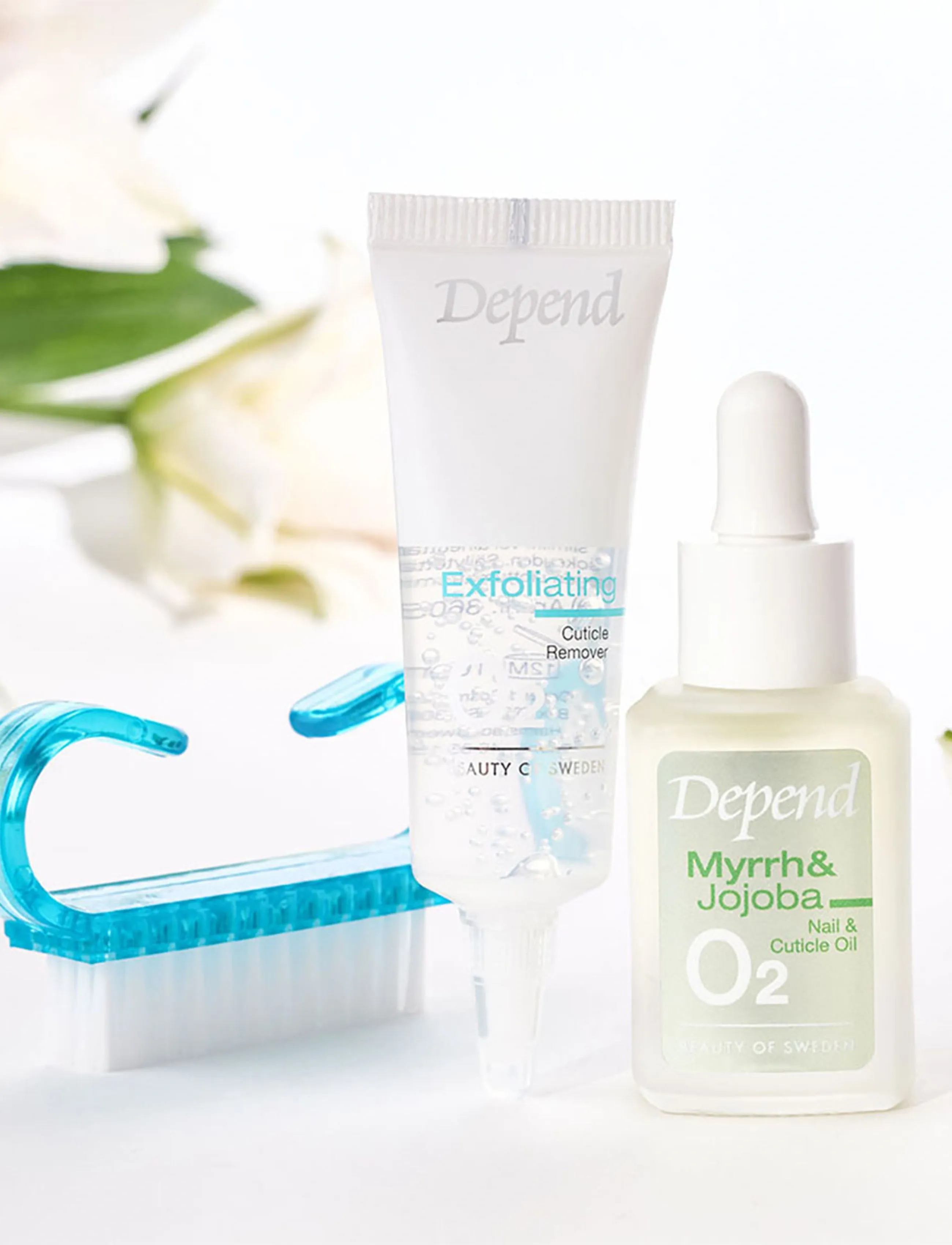 Depend Cosmetic 2 Step Action Nail Care Kit, 1 ST, Nude, Negle > Neglepleje, Dame