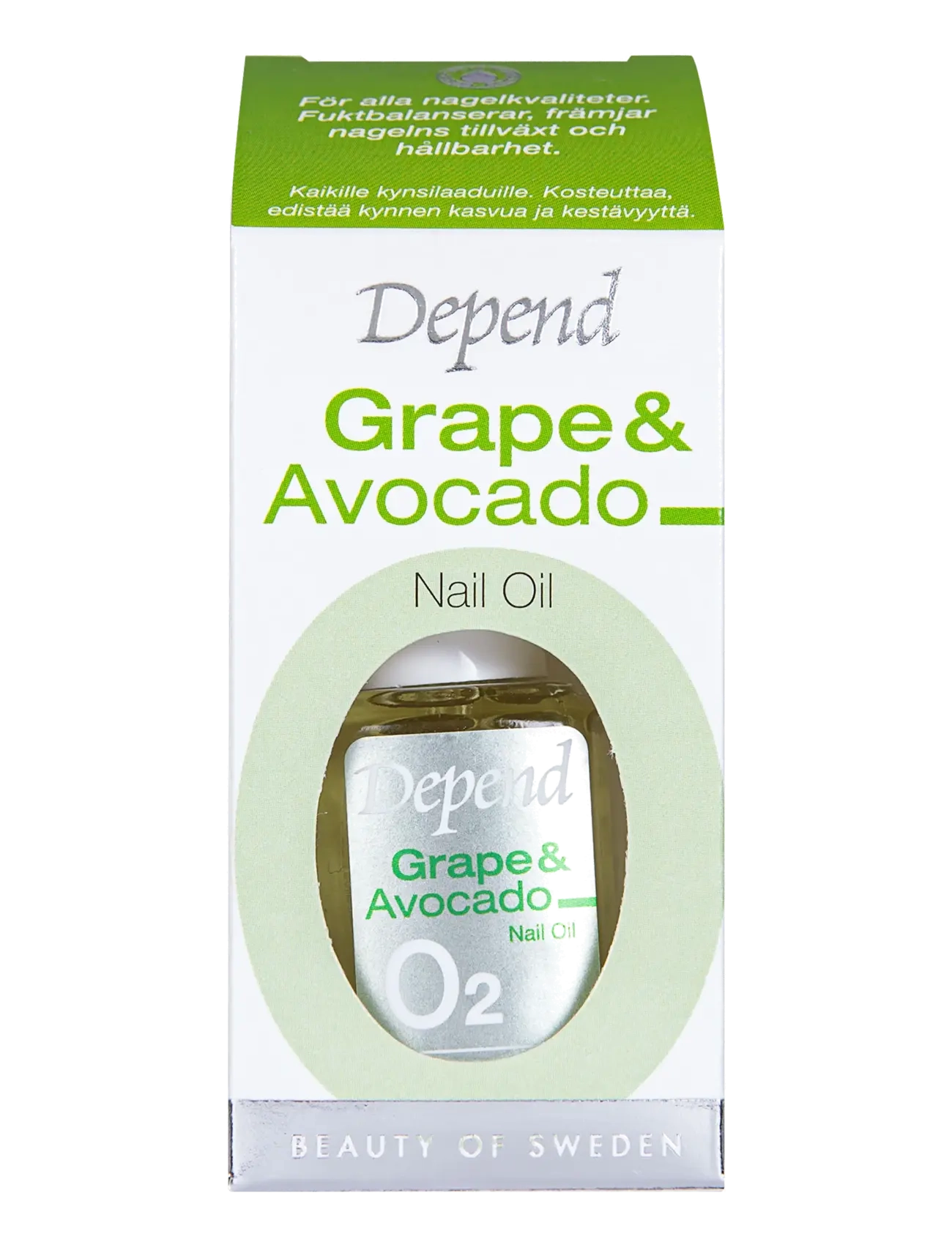 Depend Cosmetic Grape & Avocado Nail Oil - Nyheder - GRAPE & AVOCADO NAIL OIL / clear