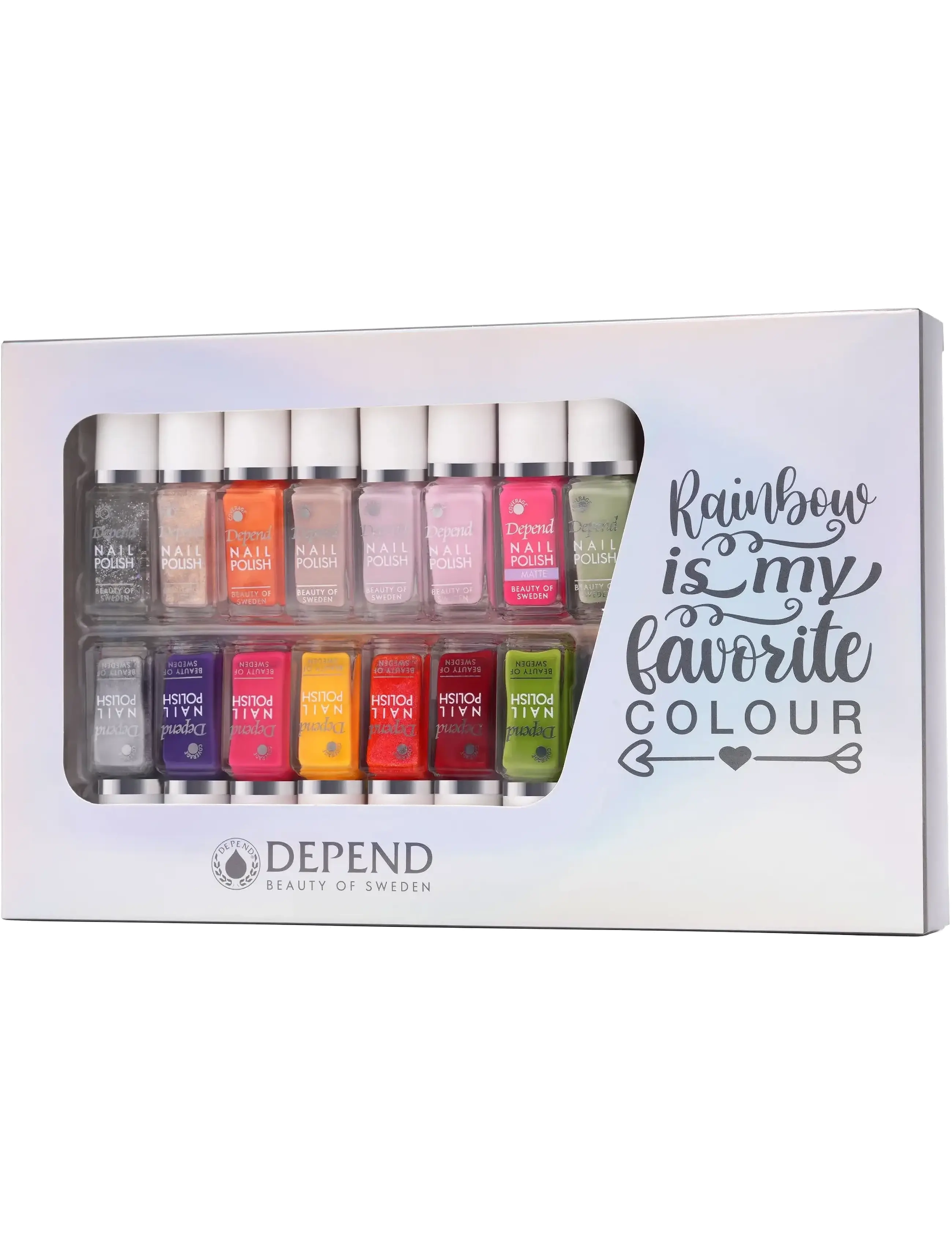 Depend Cosmetic Nail Polish 15-pack - Negleprodukter - NO COLOR / undefined