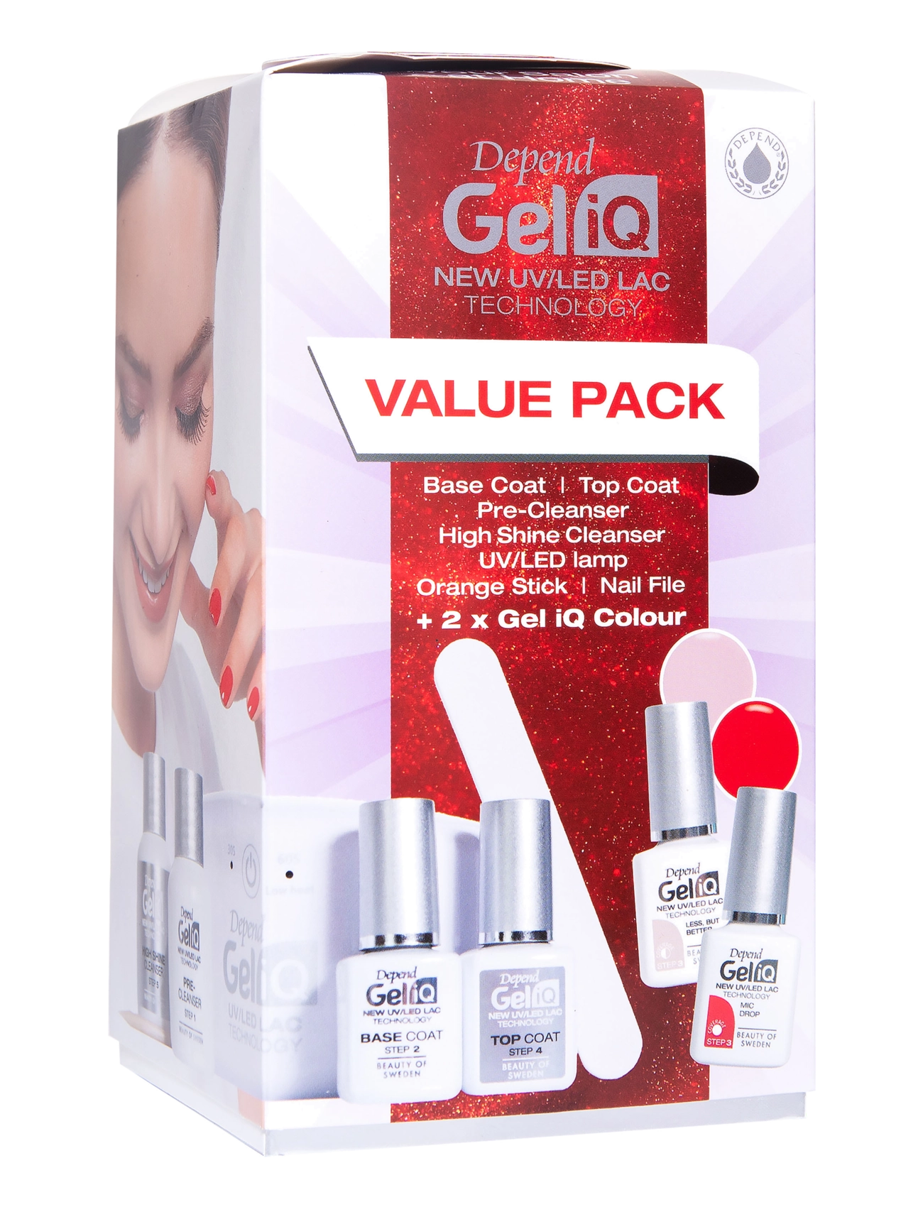 Depend Cosmetic Gel iQ Value Pack SE/FI - Vaata kõiki - GEL IQ VALUE PACK SE/FI / clear