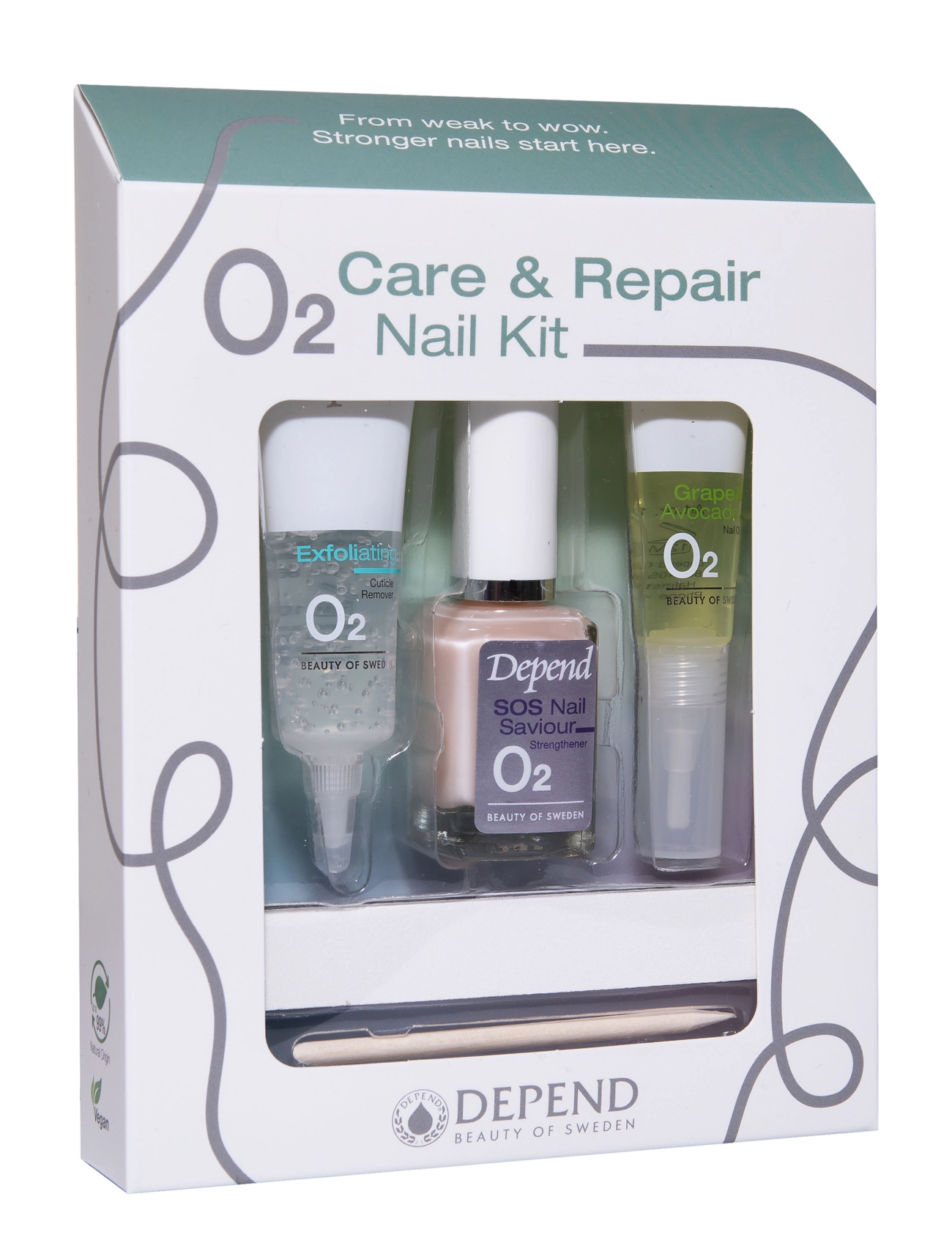Depend Cosmetic O2 Care & Repair Nail Kit - Vaata kõiki - O2 CARE & REPAIR NAIL KIT / multi